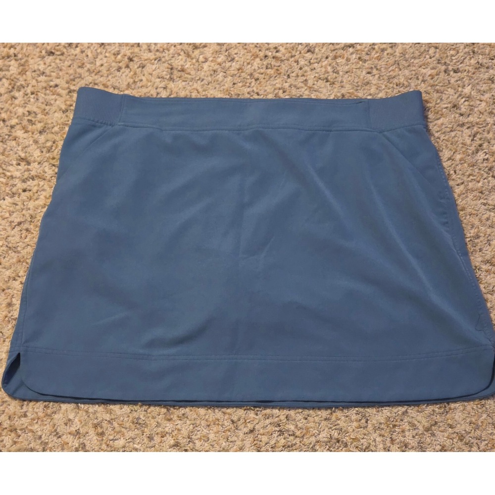 32 Degrees Cool Skort Womens Size XXL Teal Elastic Waistband Front Pockets